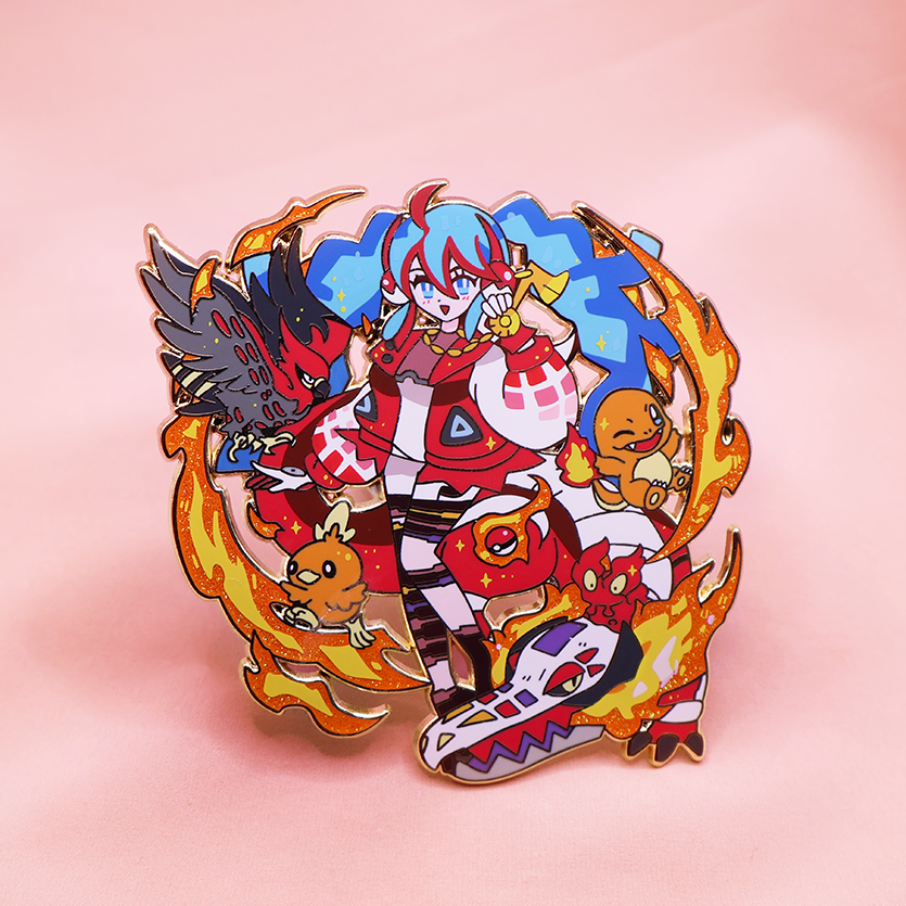 Mamobot Olette and Parfait Original fashion Enamel Pins