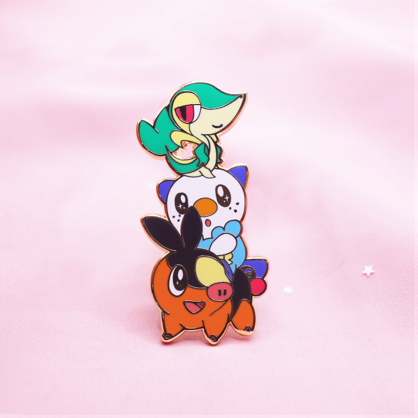 Unova Button Pins - Teddymuffs Designs