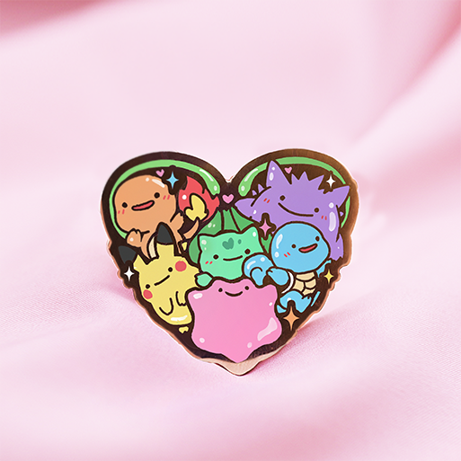 DITTO HEART [IMPOSTER PARTY] ENAMEL PIN [PREORDER SHIPPING FEB 2024