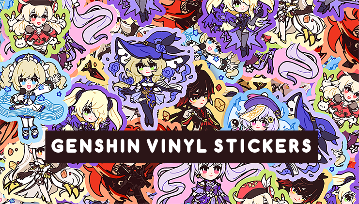 Genshin Impact | 4x6 Sticker Sheet