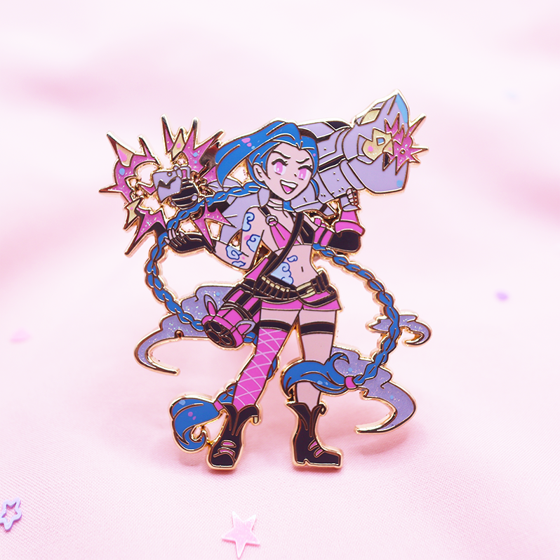 Jinx selling MM enamel pin - pre sale