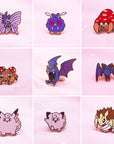 POKEDEX 025-049 ENAMEL PIN SET [MINI MONSTERS] [POKEDEX PROJECT] [25 PC]