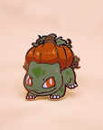 BULBASAUR [AUTUMN PUMPKIN FORM] ENAMEL PIN