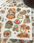 [VINYL STICKER SHEET] AUTUMN GRASS STICKER SHEET [SEASONAL SERIES]