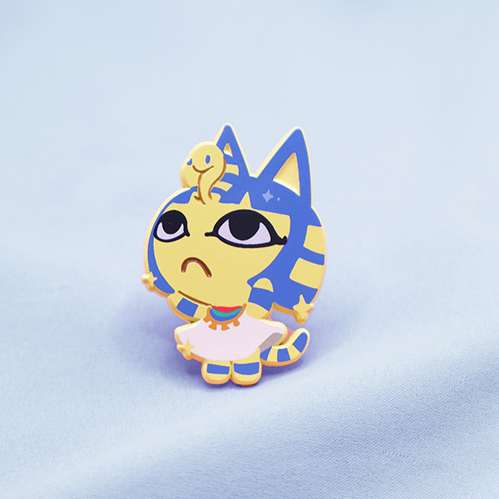 ANHKA [LIGHT BLUE] [AC MALLOW] SOFT DYED ENAMEL PIN