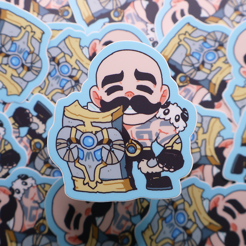 BRAUM VINYL STICKER – MAMOBOT