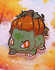 BULBASAUR [AUTUMN PUMPKIN FORM] ENAMEL PIN