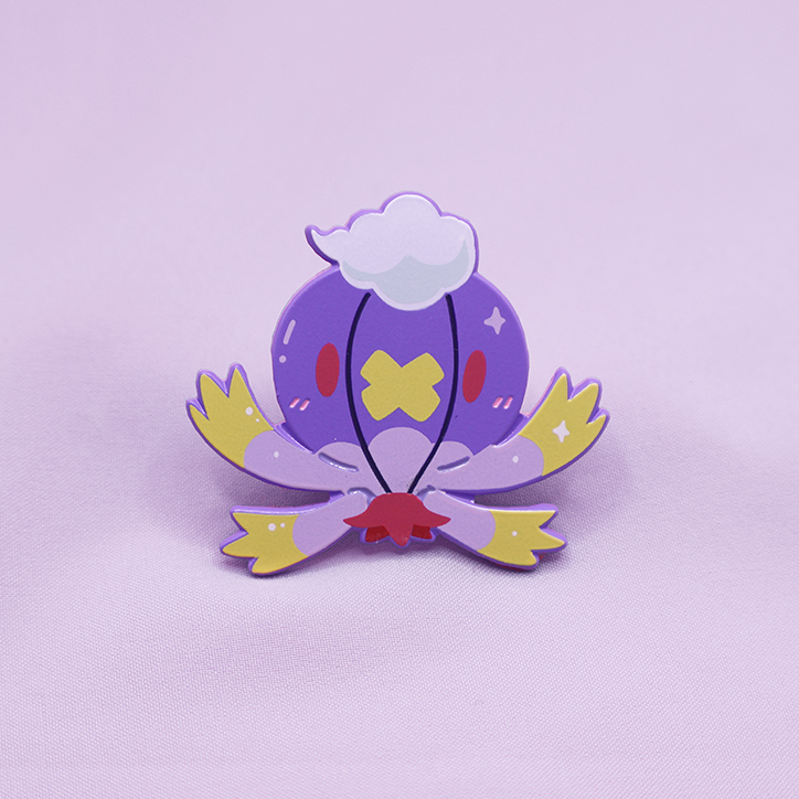 DRIFBLIM [POKEMALLOW] SOFT DYED ENAMEL PIN [MIXED GRADE] [PREORDER]