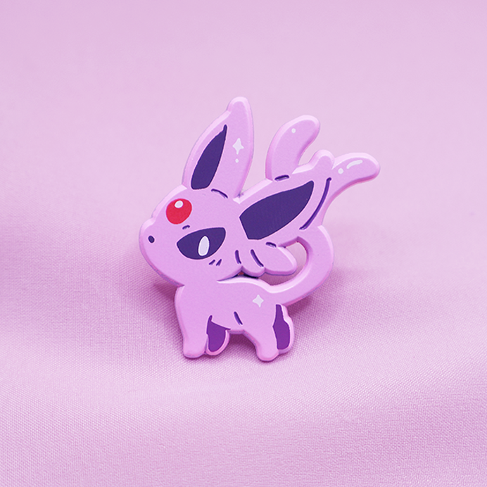 ESPEON [V2] [POKEMALLOW] SOFT DYED ENAMEL PIN [MIXED GRADE] [PREORDER]