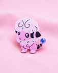 FLAAFY [POKEMALLOW] SOFT DYED ENAMEL PIN [MIXED GRADE] [PREORDER]