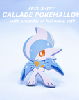 [17 PC SET] [16 PC + 1 FREE SHINY GALLADE PIN ] POKEMALLOW WAVE 8 MAIN SET [POKEMALLOW] SOFT DYED ENAMEL PIN [PREORDER] [SHIPPING MARCH/APRIL'25]