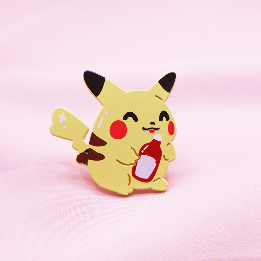 [KETCHUP] CHUBBYCHU [POKEMALLOW] SOFT DYED ENAMEL PIN [MIXED GRADE] [PREORDER]