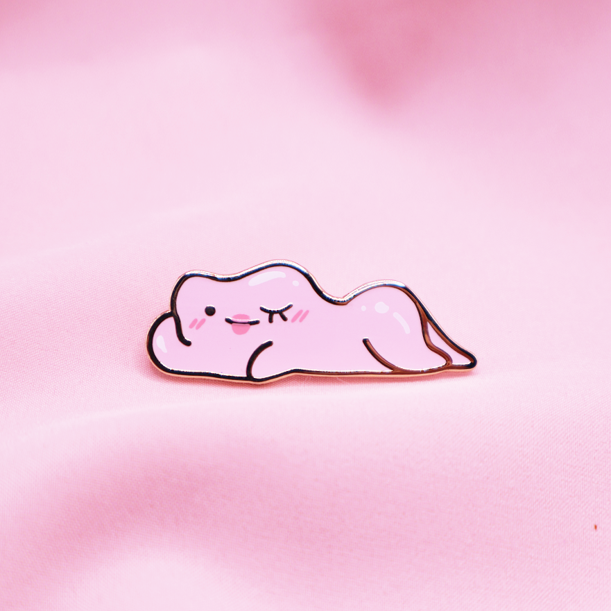 SEXY DITTO ENAMEL PIN [PINK KISS] – MAMOBOT