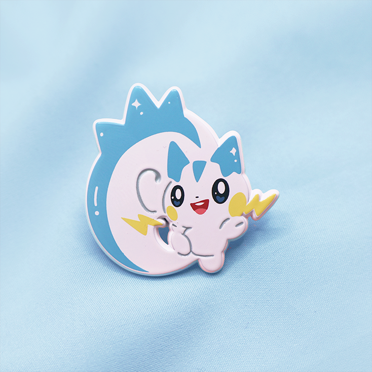 PACHIRISU [POKEMALLOW] SOFT DYED ENAMEL PIN [MIXED GRADE] [PREORDER]