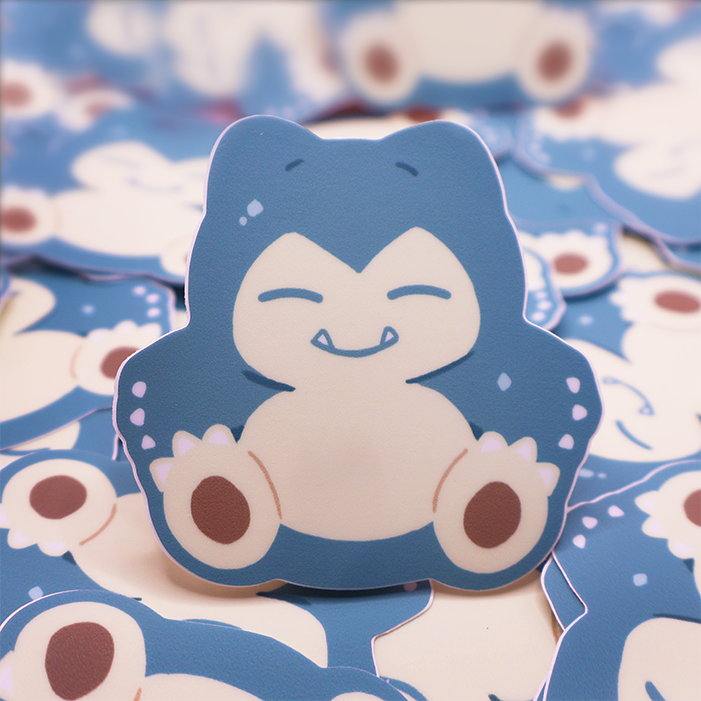 [VINYL STICKER] POKEMALLOW SNORLAX STICKER