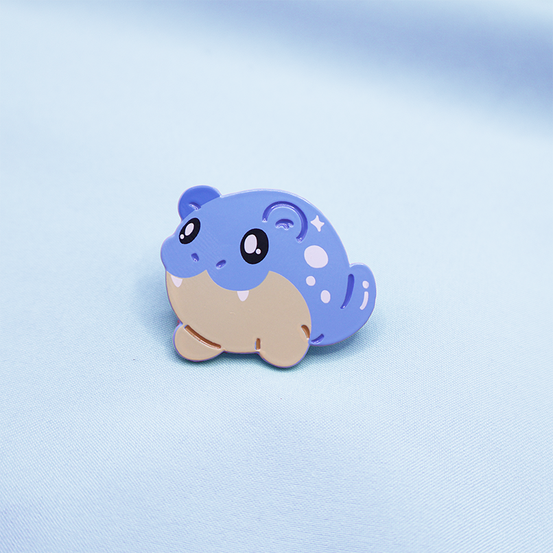 SPHEAL [POKEMALLOW] SOFT DYED ENAMEL PIN [MIXED GRADE] [PREORDER]