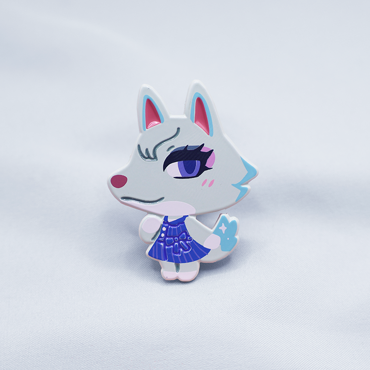 WHITNEY [AC MALLOW] SOFT DYED ENAMEL PIN