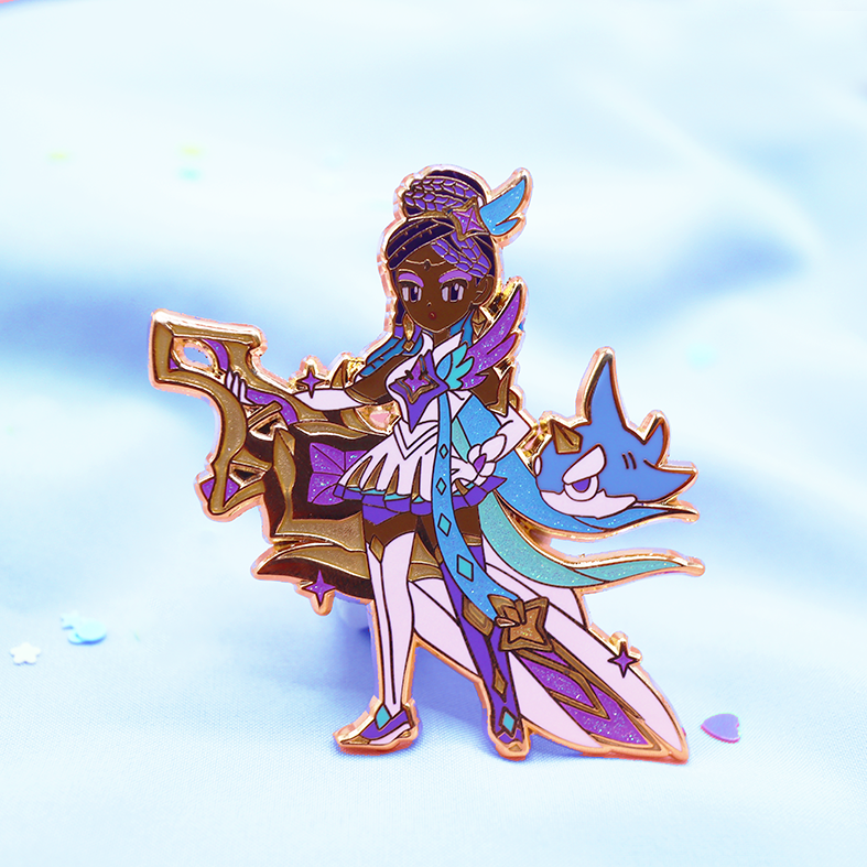 Star Guardian Senna Enamel Pin – MAMOBOT